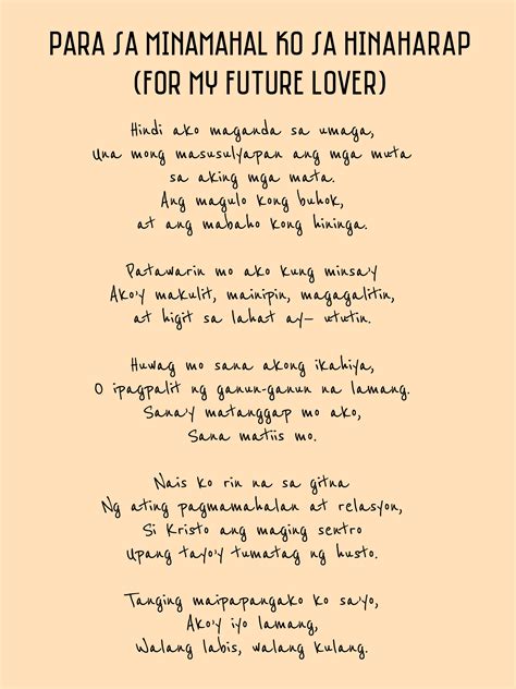 love letters in tagalog